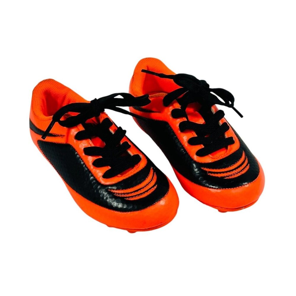 Vizani Youth Soccer Cleats Size 8 Orange & Black Water Resistant Indoor Outdoor
